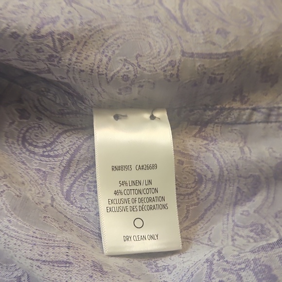 Robert Graham Purple Paisley Shirt - Picture 6 of 11